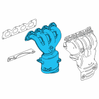 OEM 2011 Chevrolet Cruze Exhaust Manifold Diagram - 25197218