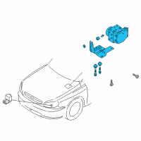 OEM Kia Hydraulic Unit Assembly Diagram - 0K30C437AZ