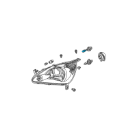 OEM 2008 Honda Element Bulb (12V 21W/5W) (Stanley) Diagram - 34906-ST5-003