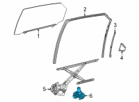 OEM 2016 Toyota Mirai Window Motor Diagram - 85710-78020