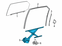 OEM Toyota Prius C Regulator Diagram - 69802-52130