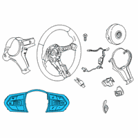 OEM 2022 BMW X2 M-Sport Multifct Steering Wheel Switch Diagram - 61-31-7-856-946