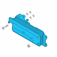 OEM Ford Explorer Oil Cooler Diagram - L1MZ-7869-E