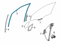 OEM 2022 Toyota Sienna Run Channel Diagram - 68141-08030