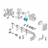 OEM 1998 Honda CR-V Igniter Unit Assembly Diagram - 30130-P75-006