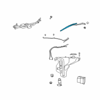 OEM 2019 Dodge Journey Blade-Front WIPER Diagram - 68235440AA