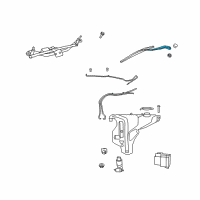 OEM 2017 Dodge Journey Arm-Front WIPER Diagram - 68235446AA