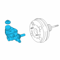 OEM 2011 Toyota Tacoma Master Cylinder Diagram - 47201-04170