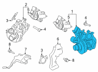 OEM 2021 Ford F-150 TURBOCHARGER ASY Diagram - ML3Z-6K682-B