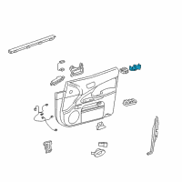OEM 2010 Lexus GS460 Master Switch Assembly Diagram - 84040-30160