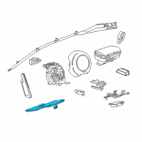 OEM Chevrolet Camaro Sensor, Airbag Front Pass Presence Diagram - 20972507