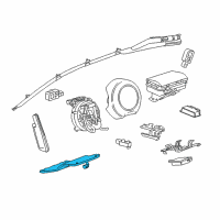 OEM 2011 Chevrolet Camaro Sensor, Airbag Front Pass Presence Diagram - 20972507