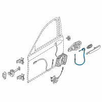 OEM BMW 750i xDrive BOWD.CABLE, OUTSIDE DOOR HAND Diagram - 51-21-5-A07-799