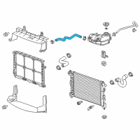 OEM Chevrolet Sonic Reservoir Hose Diagram - 96958201