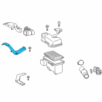 OEM Toyota Highlander Air Inlet Diagram - 17751-0P120