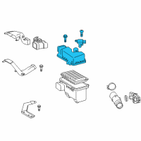 OEM Lexus RX350 Cap Sub-Assy, Air Cleaner Diagram - 17705-0P063