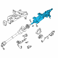 OEM 2015 Chevrolet Corvette Steering Column Diagram - 22969378