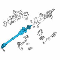 OEM 2019 Chevrolet Corvette Intermed Shaft Diagram - 23448712