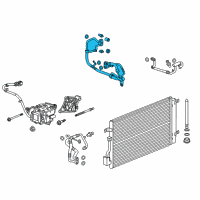 OEM Chevrolet Spark EV Evaporator Tube Diagram - 95333581