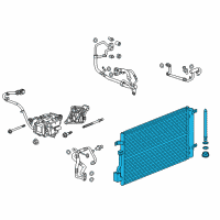 OEM 2016 Chevrolet Spark EV Condenser Diagram - 22960940