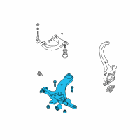 OEM Kia Amanti Arm Complete-Front Lower Diagram - 545013F000