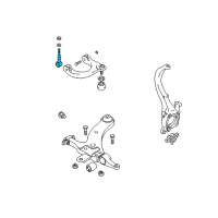 OEM 2005 Kia Amanti Shaft Assembly-Upper Arm Diagram - 544403F100