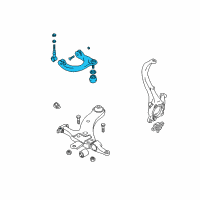 OEM 2004 Kia Amanti Arm Assembly-Front Upper LH Diagram - 544103F100