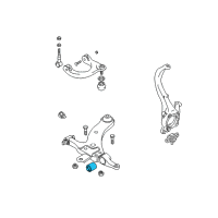 OEM 2004 Kia Amanti Control Arm Bushing Diagram - 545523F100