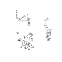 OEM 2004 Kia Amanti Bush-Front Lower Arm(A) Diagram - 545513F000