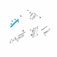 OEM 2011 Hyundai Genesis Trim Assembly-Front Pillar LH Diagram - 85810-3M000-TX