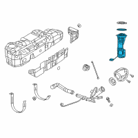 OEM 2015 Ram 1500 Fuel Pump Module/Level Unit Diagram - 5145594AA