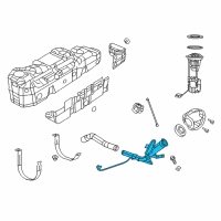 OEM Dodge Ram 1500 Tube-Fuel Filler Diagram - 55398621AG