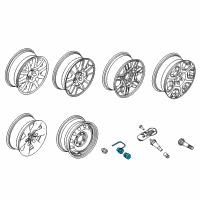 OEM 2016 Ford Expedition Wheel Lock Kit Diagram - 6L3Z-1A043-AA