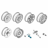 OEM 2011 Ford F-150 Wheel Lock Kit Diagram - 6L3Z-1A043-AA