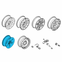 OEM 2013 Ford F-150 Wheel, Alloy Diagram - AL3Z-1007-H