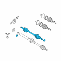 OEM 2019 Ford Fiesta Axle Assembly Diagram - C1BZ-3B437-C