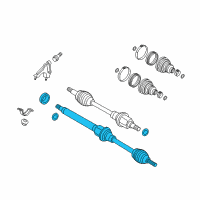 OEM 2019 Ford Fiesta Axle Assembly Diagram - C1BZ-3B436-G