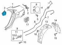 OEM Hyundai Elantra HSG Assembly-Fuel Filler Diagram - 71531-AA000