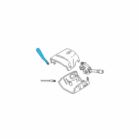 OEM Mercury Sable Automatic Transmission Shift Levers Diagram - F8DZ7210AD