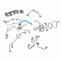 OEM 2021 Lexus RX350L Hose, Fuel Vapor Feed Diagram - 23826-31470