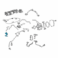 OEM 2022 Lexus RX350L Valve Assy, Vacuum Switching Diagram - 25860-31130