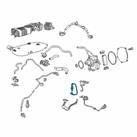 OEM 2016 Lexus RX350 Sensor, Oxygen Diagram - 89465-48390