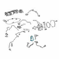 OEM 2018 Lexus RX350 Sensor, Oxygen Diagram - 89465-48390