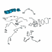 OEM 2018 Lexus RX350L Charcoal Canister Assembly Diagram - 77740-48210