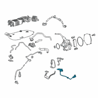 OEM Lexus RX450hL Sensor, Air Fuel Ratio Diagram - 89467-48320