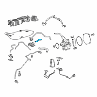 OEM Lexus RX350L Hose, Fuel Vapor Feed Diagram - 23826-31480