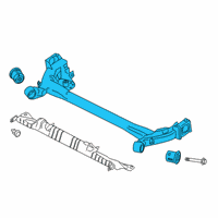 OEM 2022 Kia Forte TORSION Axle COMPLET Diagram - 55100M7000