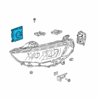 OEM 2018 Buick Regal Sportback Module Diagram - 39102898