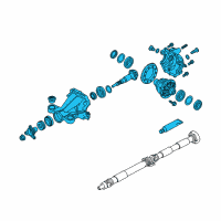 OEM 2019 Infiniti Q60 Final Drive Assy-Rear Diagram - 38301-4GD4A