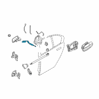 OEM BMW 760Li Bowden Cable Right Diagram - 51-22-7-024-646